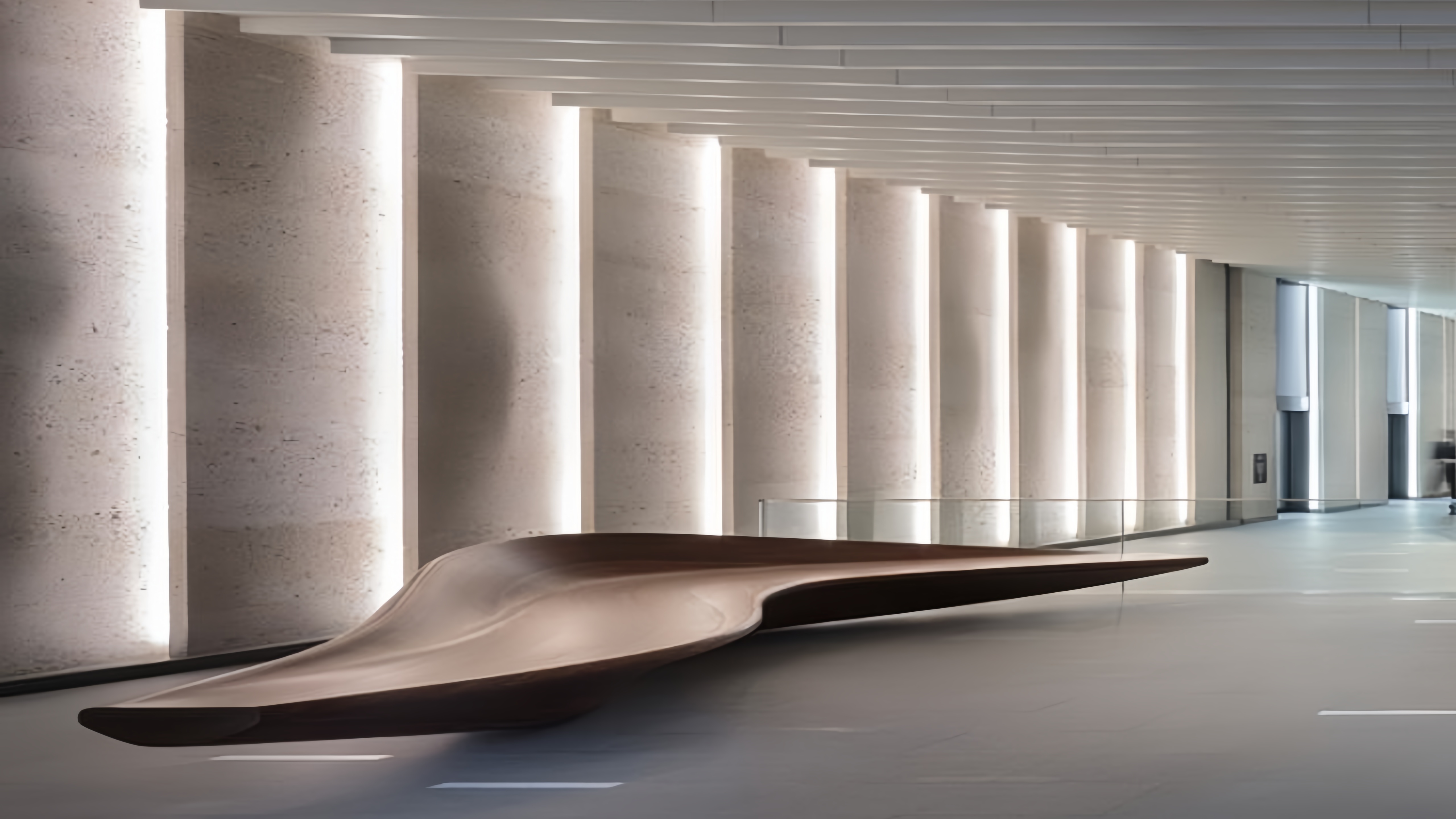 مقعد الفندق الجريء والنحت