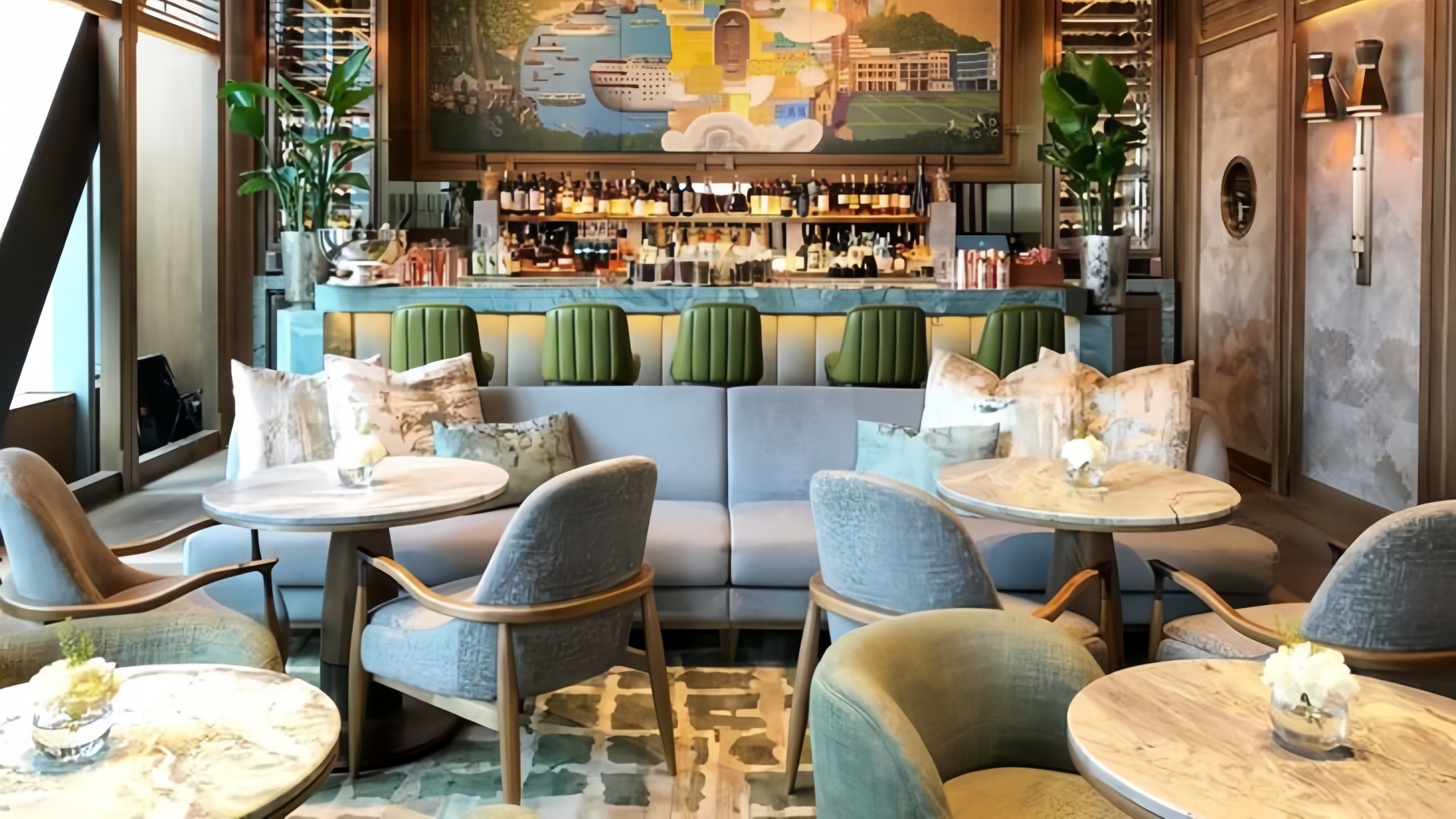 كرسي الطعام في المطعم