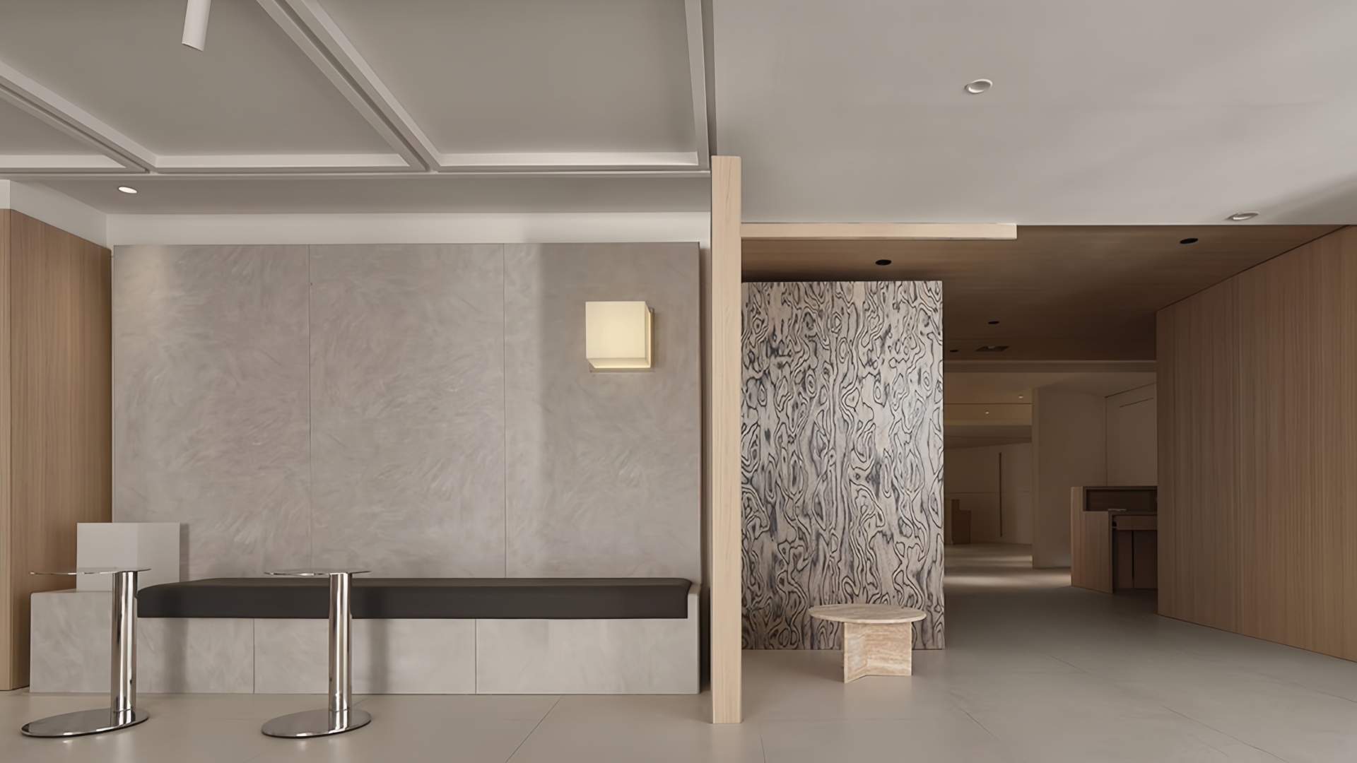 ألوان وملمس الابتكارات مقعد الفندق