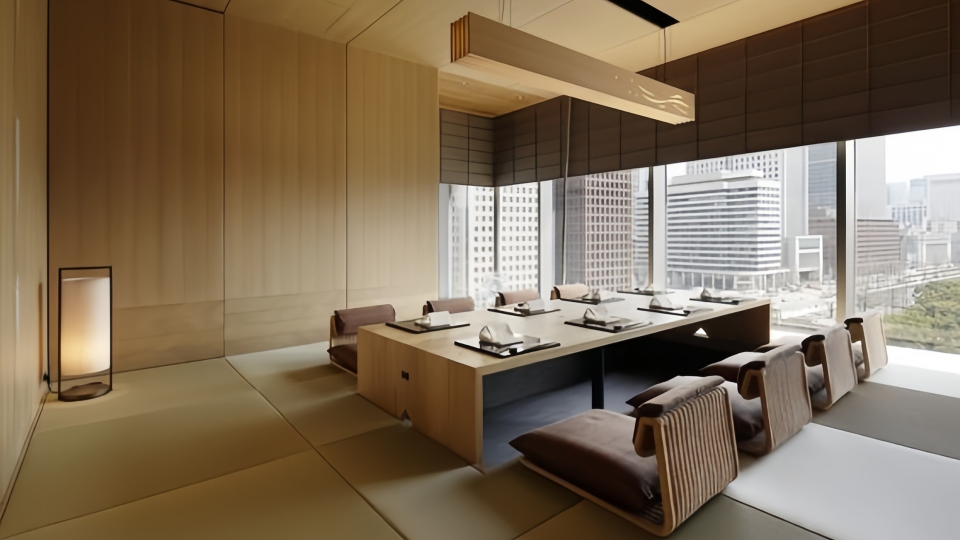 كرسي الطعام الياباني التاتامي - مطعم مطعم