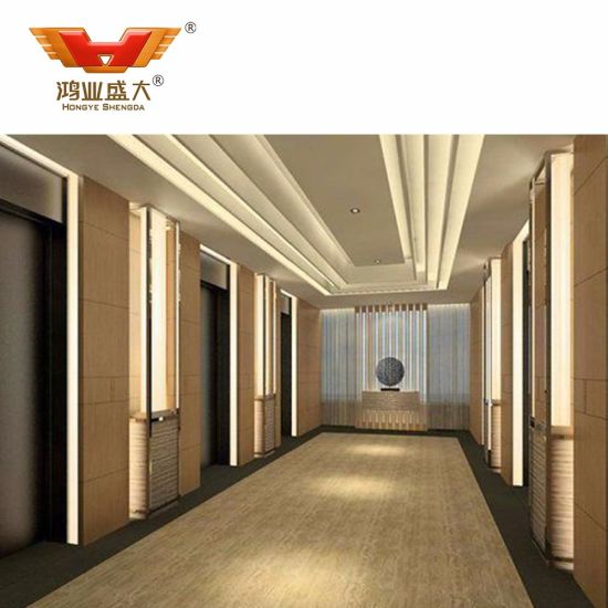 تصميم جديد للفندق الفاخر الجدران الداخلية الخشبية