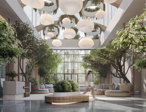 الرفاهية الخضراء: ارتفاع تجارب الفندق من خلال التصميم المستدام