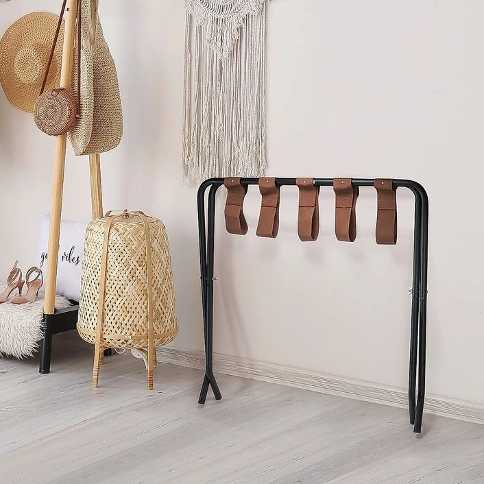 رف الأمتعة القابل للطي لغرفة نوم الفندق