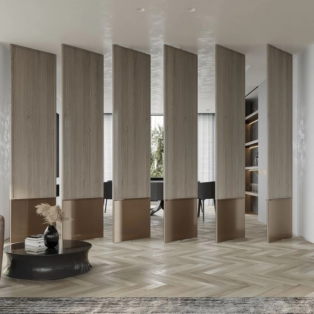 فندق Wooden Movable Soundproof Partition Wall