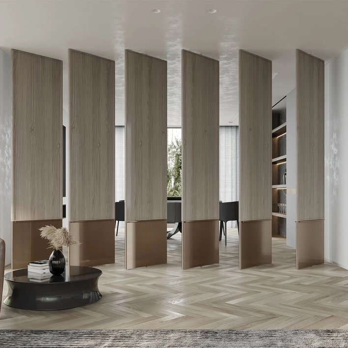 فندق Wooden Movable Soundproof Partition Wall