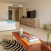 خزانة تلفزيون بتصميم خشبي حديث لغرفة ضيوف الفندق