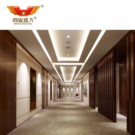 5 Star Hotel Solid Furniture Wood Pane Wall