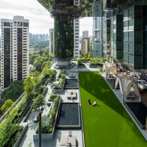 تصميم فندق Green Roof