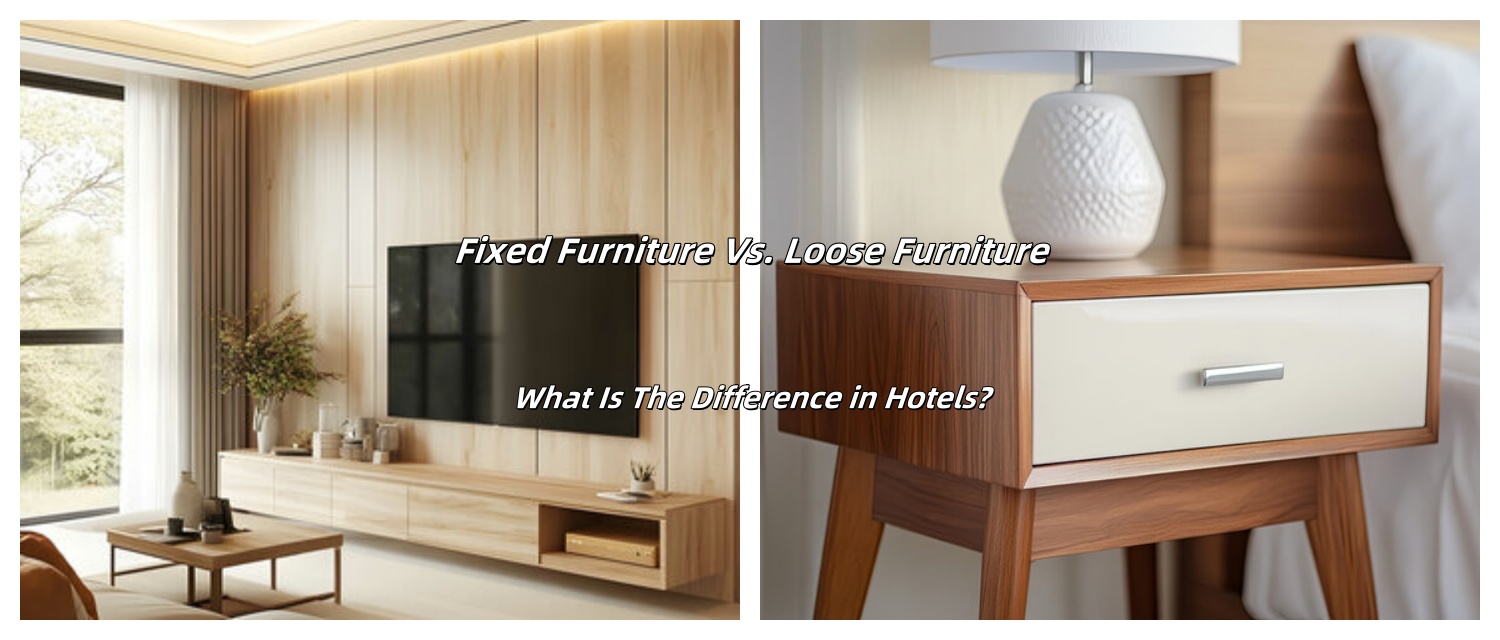 أثاث ثابت مقابل. أثاث فضفاض: ما الفرق في الفنادق؟