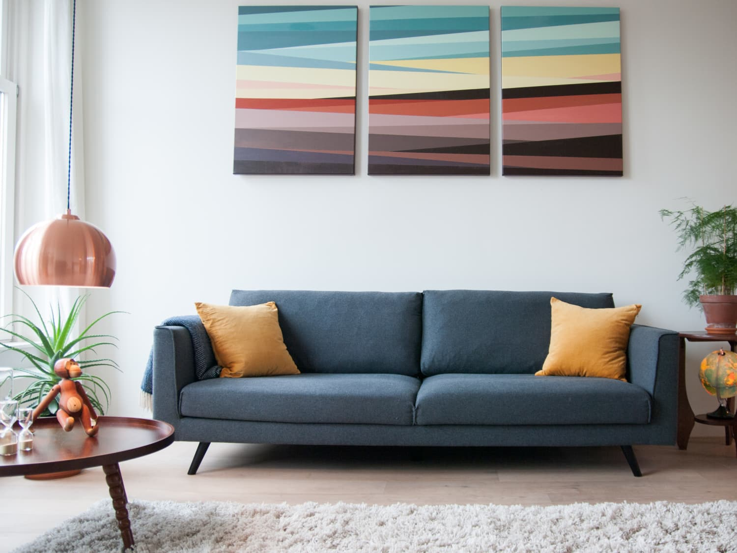 منتصف القرن الأريكة الحديثة