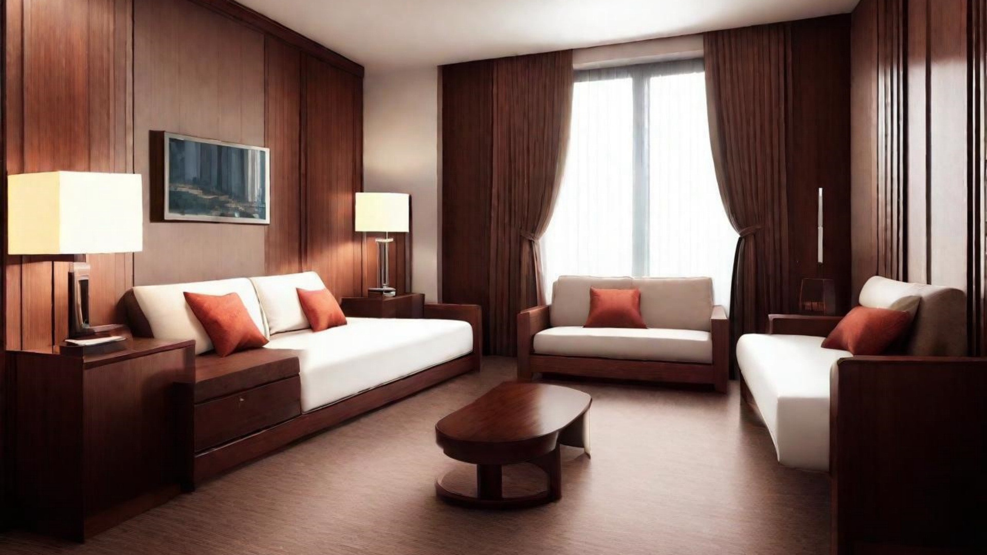 غرفة معيشة غرفة نوم