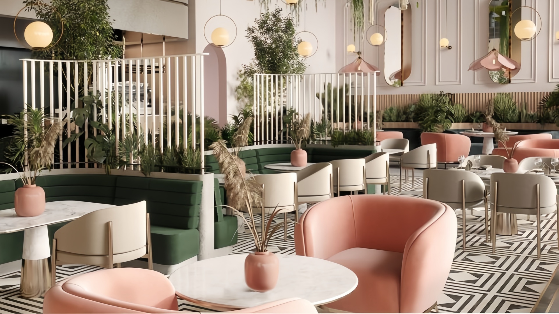 براز شريط الفندق والكراسي والطاولات: العناصر الرئيسية لمساحة جذابة