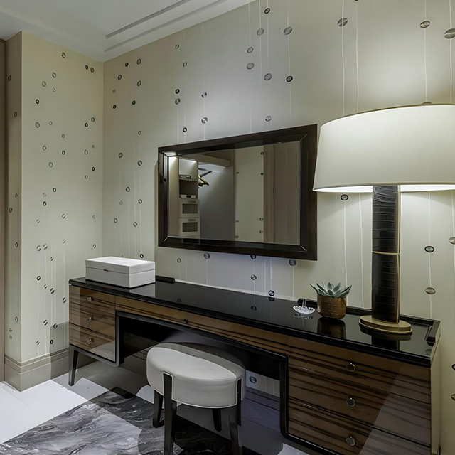 HBA Design Wooden Hotel Word Dearber مع أدراج