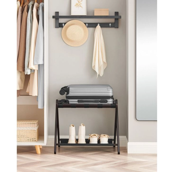 رف الأمتعة القابل للطي لغرفة نوم الفندق