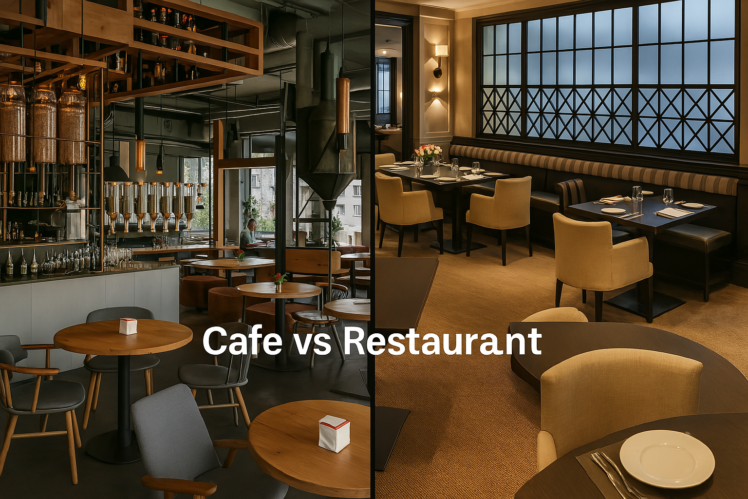 مطعم Cafe vs: ما الفرق