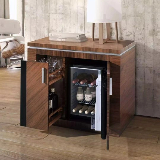 2025 أحدث تصميم فندق Mini Bar Cabinlet لغرفة الضيوف