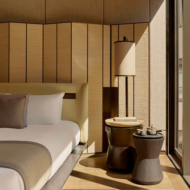 أحدث تصميمات فندق Aman Hotel Nightstand Side