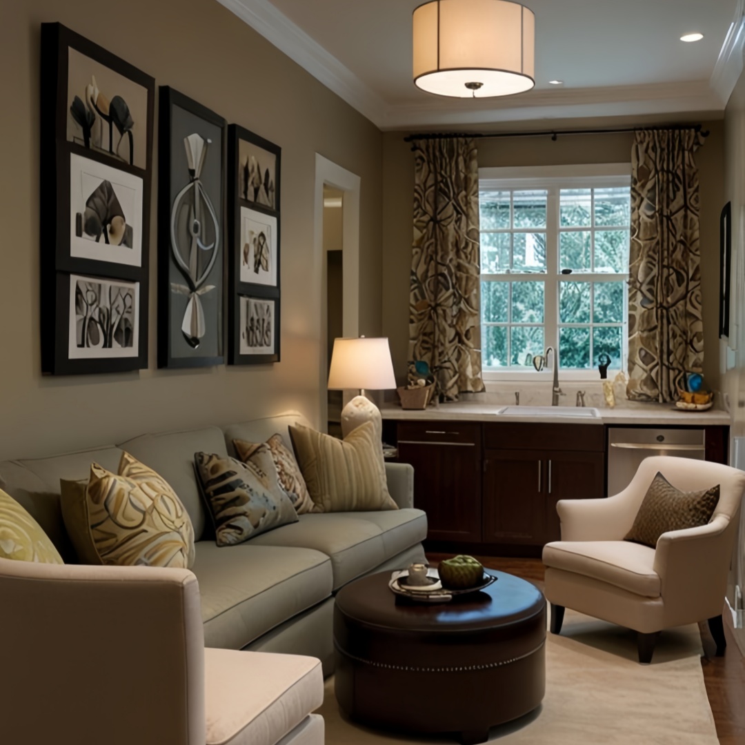 الوسائد وتلقي القطع الفنية