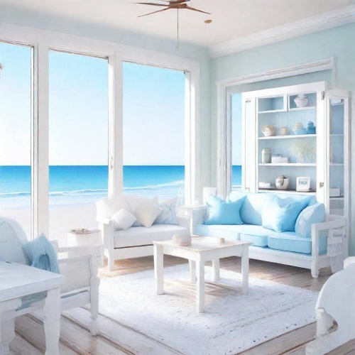 ناعم الأزرق والأبيض