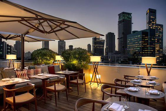 تصميم مطعم الفناء