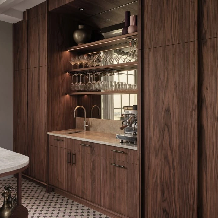 2025 أحدث تصميم فندق Mini Bar Cabinlet لغرفة الضيوف