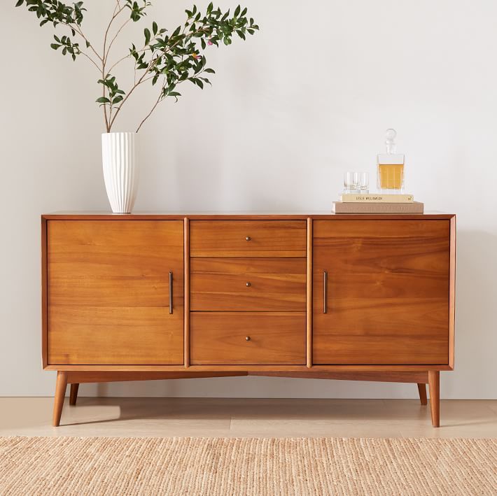 منتصف القرن الحديثة credenza