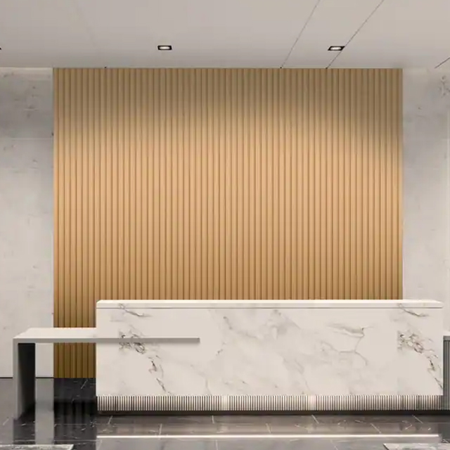تصميم ألواح الجدران الخشبية للضيافة من شركة Wilson Associates
