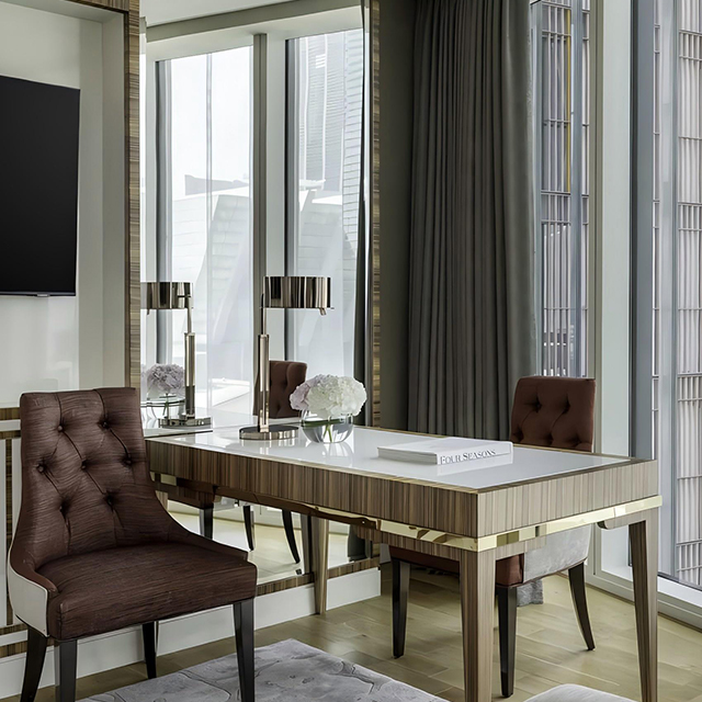 HBA Design Wooden Hotel Word Dearber مع أدراج